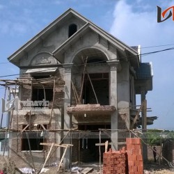 Xây nhà trọn gói công trình biệt thự 2 tầng TCBT1498 tại hà nội