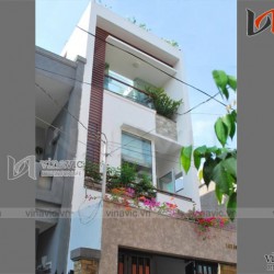 Xây nhà trọn gói công trình nhà phố 3 tầng TCNP01