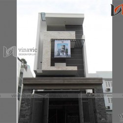 Xây nhà trọn gói công trình nhà phố 3 tầng hiện đại TCNP04