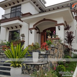 Thi công trọn gói biệt thự 2 tầng ở Sơn La HT2001