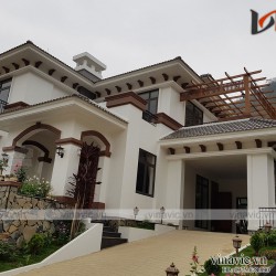 Thi công trọn gói biệt thự 2 tầng ở Sơn La HT2001