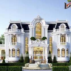 Thiết kế dinh thự độc đáo lạ mắt nhất Việt Nam LDDT1904