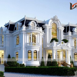 Thiết kế dinh thự độc đáo lạ mắt nhất Việt Nam LDDT1904