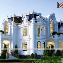 Thiết kế dinh thự độc đáo lạ mắt nhất Việt Nam LDDT1904