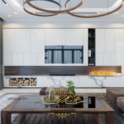 Nội thất biệt thự phong cách hiện đại ở Hạ Long NT2011
