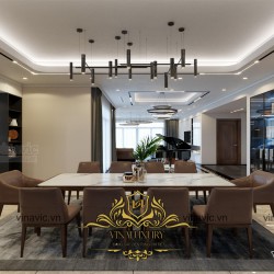 Nội thất biệt thự phong cách hiện đại ở Hạ Long NT2011