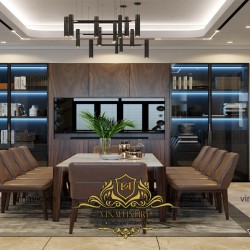 Nội thất biệt thự phong cách hiện đại ở Hạ Long NT2011