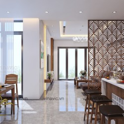Thiết kế nội thất đẹp phong cách hiện đại sang trọng ở Nghệ An NT2010