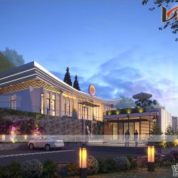 Thiết Kế Trung Tâm Hội Nghị Hội Thảo Dự Án Sun Set Hòa Bình