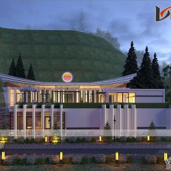 Thiết Kế Trung Tâm Hội Nghị Hội Thảo Dự Án Sun Set Hòa Bình
