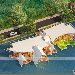 Thiết kế nhà hàng+ cafe + Sân Tập Golf  Dự Án SunSet ở Hòa Bình
