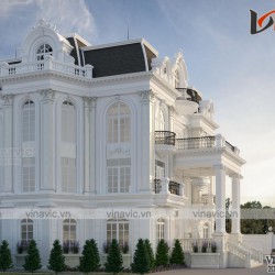 Villa 3 tầng tân cổ điển ở Thung Nai Hòa Bình