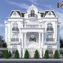 Villa 3 tầng tân cổ điển ở Thung Nai Hòa Bình