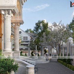 Biệt thự 3 tầng tân cổ điển 2 mặt tiền ở Cần Thơ BT2105