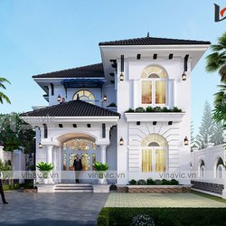 Mẫu nhà 2 tầng mái nhật ở Thanh Hóa BT2102