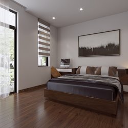 Thiết kế 3D nội thất biệt thự hiện đại ở Hải Dương NT2101