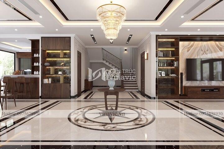 Thiết kế nội thất hiện đại cho biệt thự cao cấp NT2106