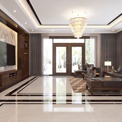 Thiết kế nội thất hiện đại cho biệt thự cao cấp NT2106