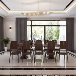 Thiết kế nội thất hiện đại cho biệt thự cao cấp NT2106
