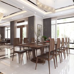 Thiết kế nội thất hiện đại cho biệt thự cao cấp NT2106