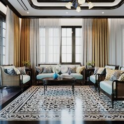 Thiết kế nội thất phong cách Indochine mới lạ NT2107