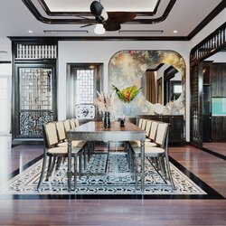 Thiết kế nội thất phong cách Indochine mới lạ NT2107