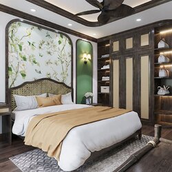 Thiết kế nội thất phong cách Indochine mới lạ NT2107