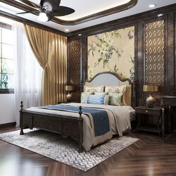 Thiết kế nội thất phong cách Indochine mới lạ NT2107