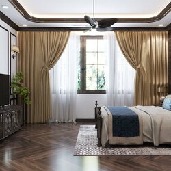 Thiết kế nội thất phong cách Indochine mới lạ NT2107