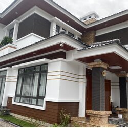 Thi công hoàn thiện biệt thự 2 tầng mái Nhật TCBT2104