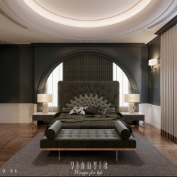 Mẫu thiết kế phòng ngủ Luxury sang trọng và đẳng cấp NT2341