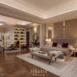 Mẫu nội thất biệt thự tân cổ điển đẹp sang trọng tinh tế NT2343
