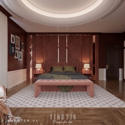 Mẫu nội thất biệt thự tân cổ điển đẹp sang trọng tinh tế NT2343