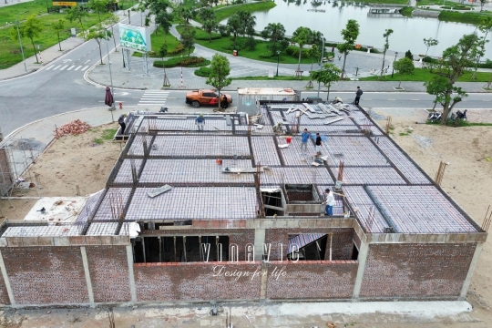 Thi công biệt thự 4 tầng 22m x 17m (CĐT: Mr.Lưu- Hải Dương) TCBT2250