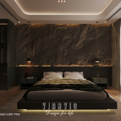 Thiết kế nội thất nhà phố hiện đại 6 tầng 1 tum (CĐT Mrs Phúc - Hà Nội) NT2350