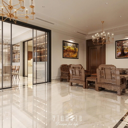 Nội thất biệt thự 2 tầng hiện đại 34x17m (CĐT Mr Huân - Thanh Hóa) NT2352