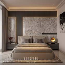 Nội thất biệt thự 2 tầng hiện đại 11x11m (CĐT Mr Minh - Hải Dương) NT2356