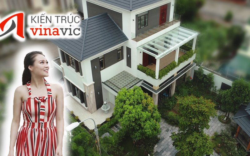 Hoa mắt trước căn biệt thự đẹp hiện đại 3 tầng 200m2 chi phí 3.5 tỷ 