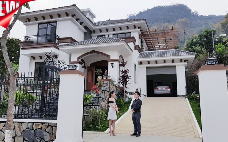 Biệt thự 2 tầng phong cách Địa Trung Hải ở Sơn La 4 tỷ 