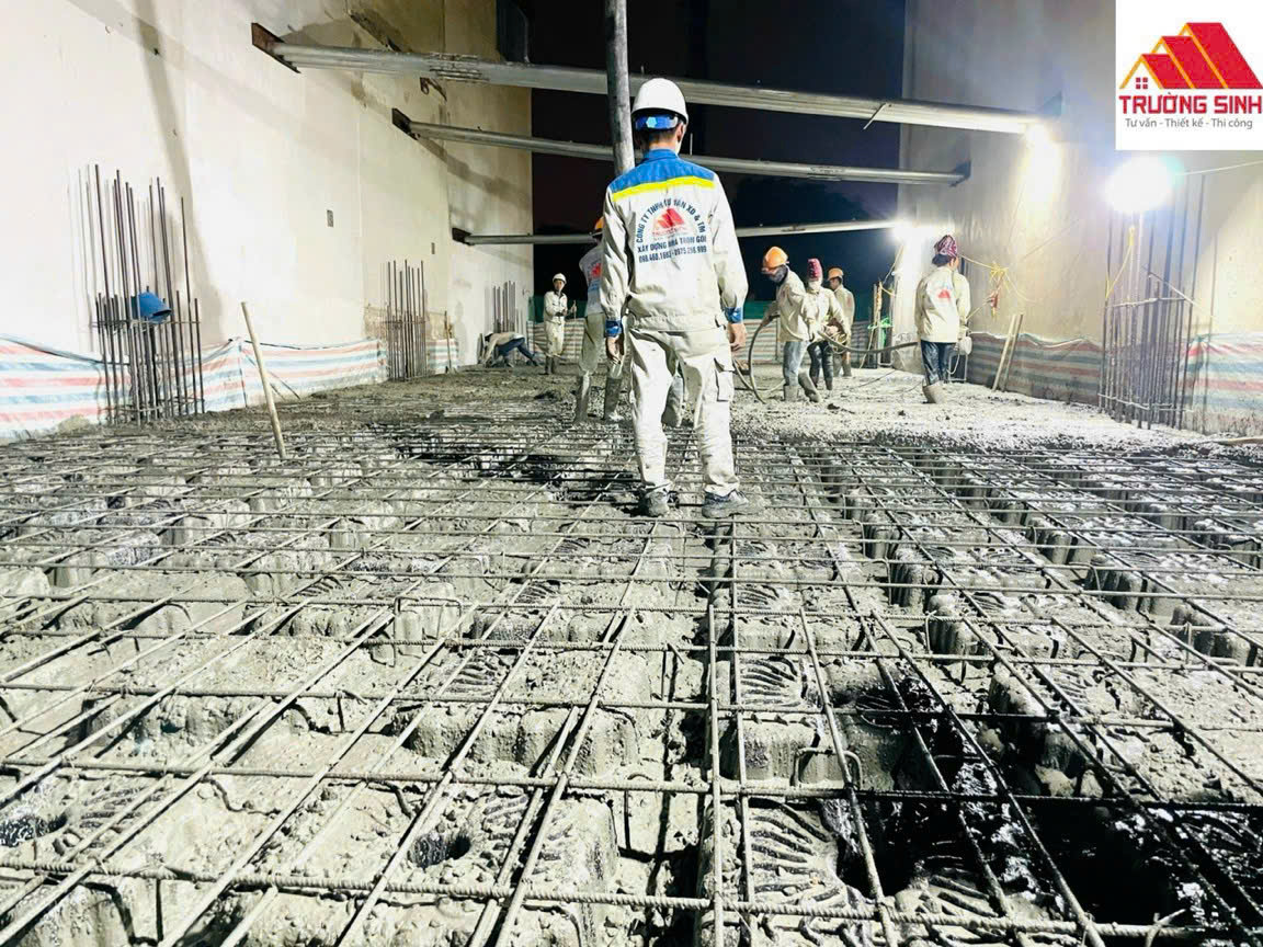 công  tác  đổ bê tông