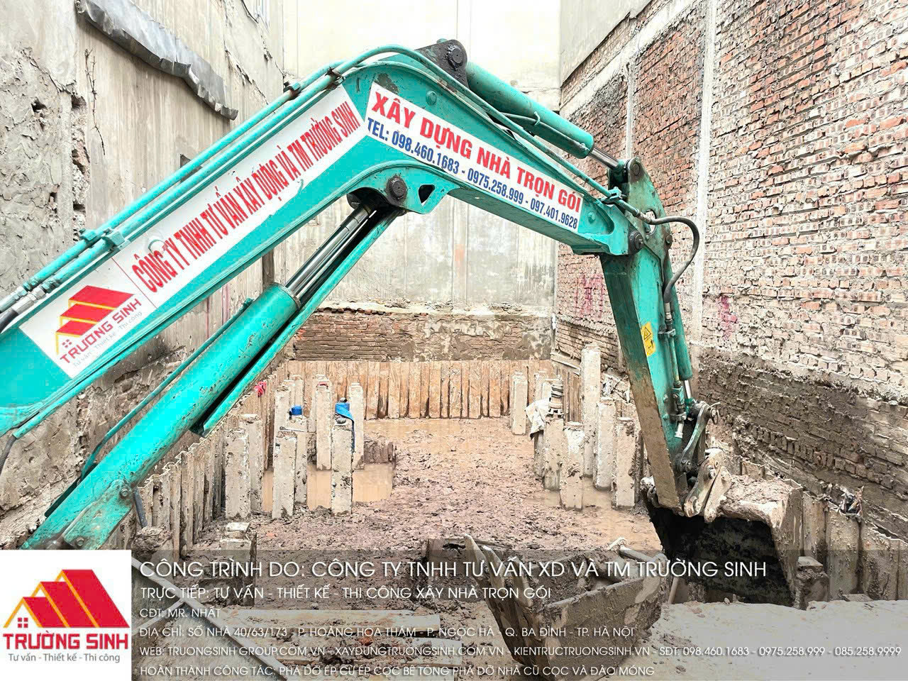 công  tác ép cọc bê tông