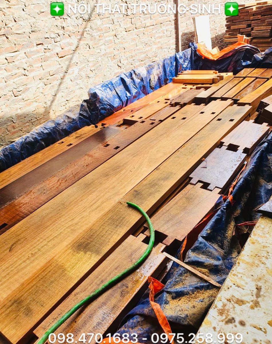 Công tác ngâm gỗ tự nhiên