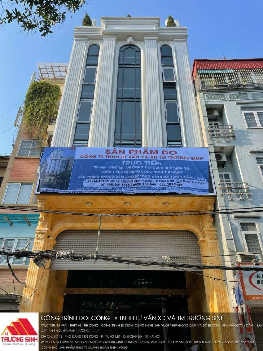 công trình đang trong giai đoạn hoàn thiện